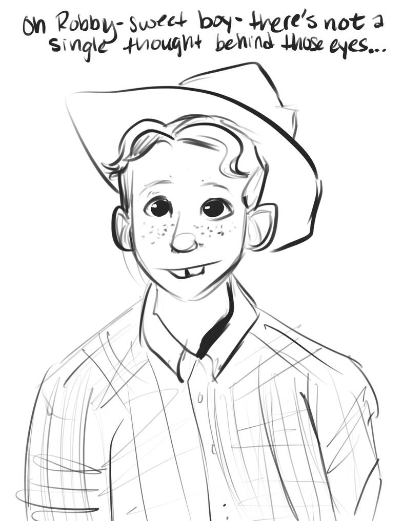 Robbie (sketch) by emileeeedraws on DeviantArt