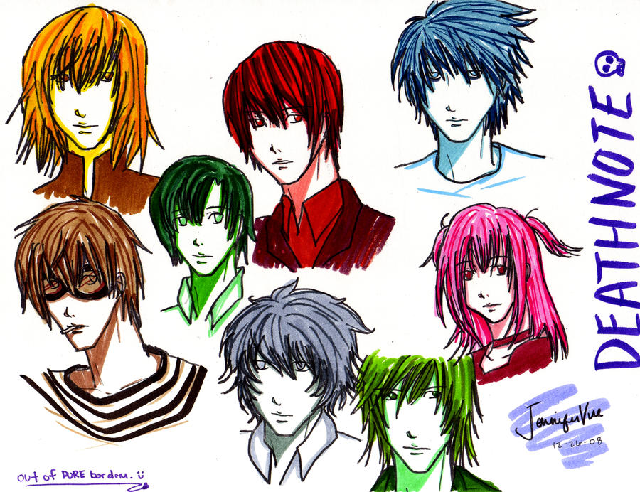 Death note colored by skyang3l11 on DeviantArt