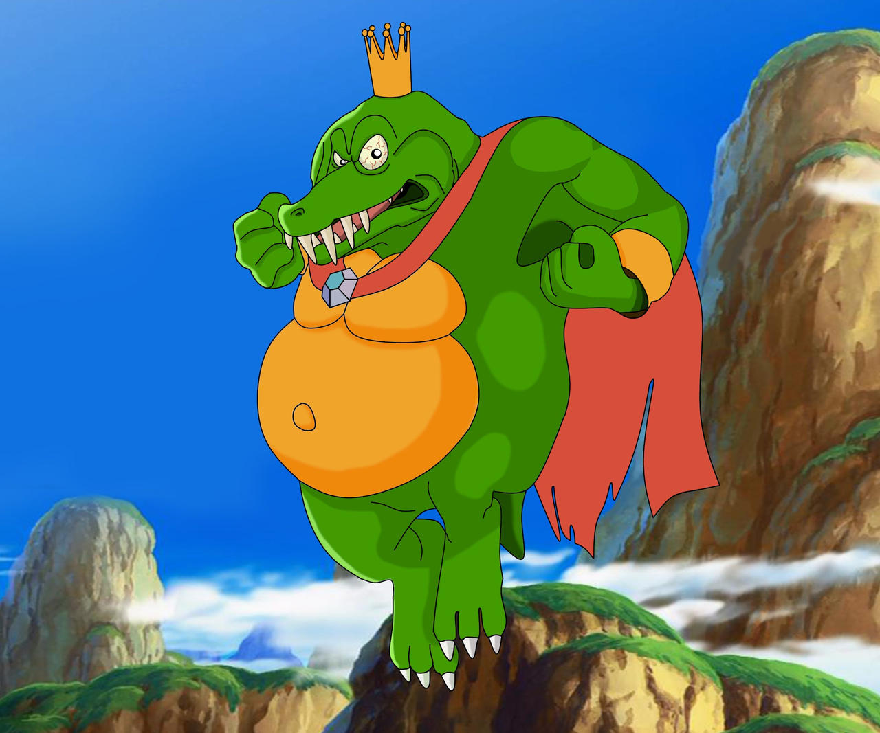 King R Rool Human King K rool In DBZ by AndyrooSSBU on DeviantArt