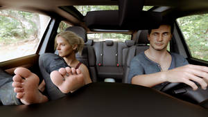 Elena and Nathan - In The Car 2