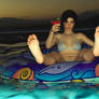 Lara Croft on vacation