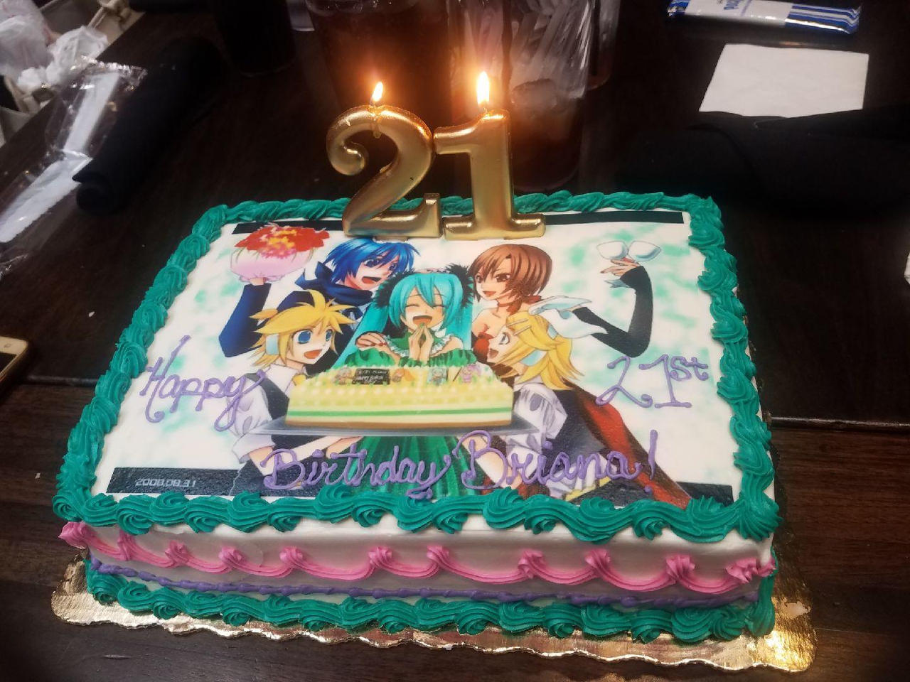 My Anime Birthday Cake By foster On Deviantart My Anime Birthday Cake By foster On Deviantart