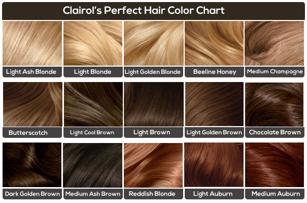 Girls Hair Color Chart by AzureVirgo on DeviantArt Girls Hair Color Chart by AzureVirgo on DeviantArt
