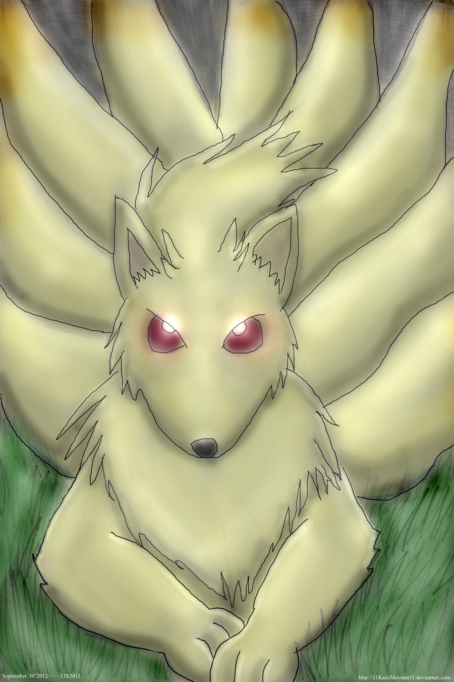 Pokemon Req. 03: Ninetails (COLORED)