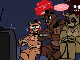 Four Freddys At Night