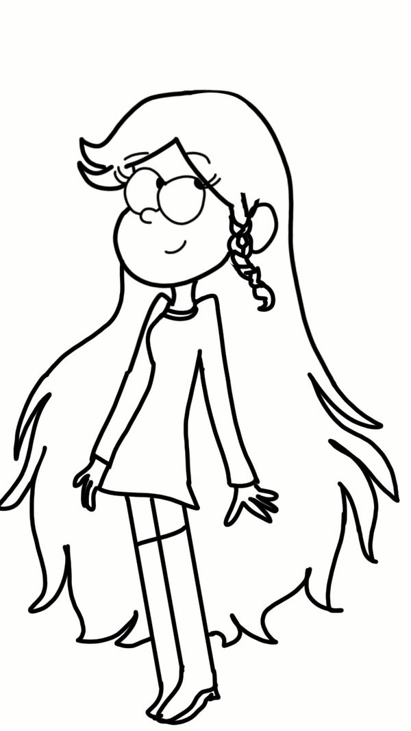 Free to color Megan by LovefromJackie on DeviantArt