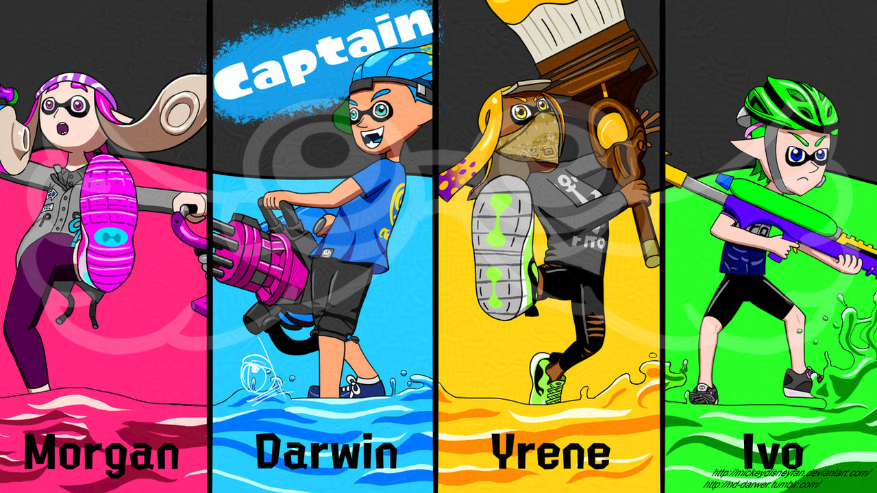 Splatoon Splat Splatoon OC team: Crazy Splat by mickeydisneyfan on DeviantArt