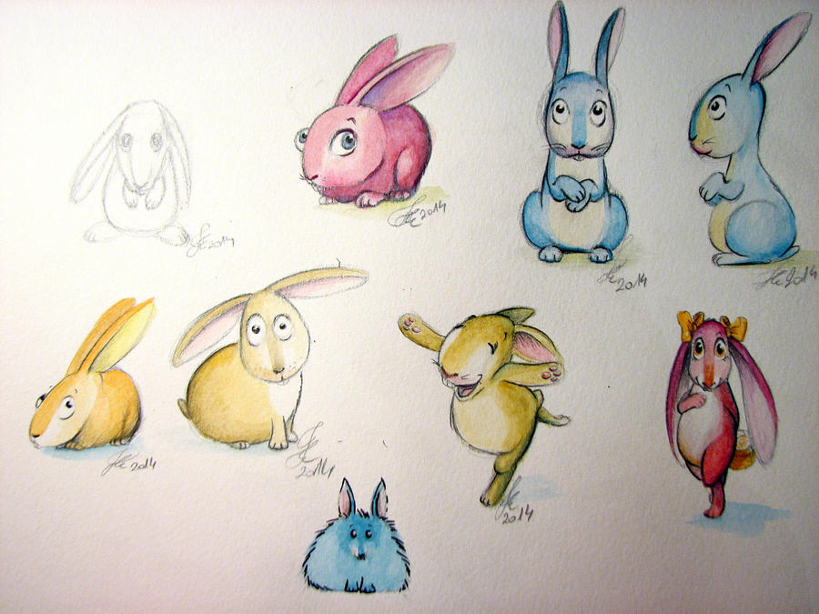 Rabbits sketches