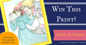 Contest to Win a Howl and Sophie Print!