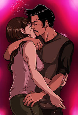 Tony Stark and Anna Stark (Comission)