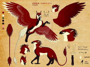 Anna as gryphoness - reference