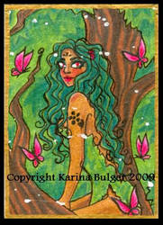 ACEO forest spirit