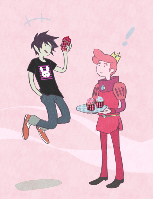 marshall lee and prince Gumball by dust6 on DeviantArt