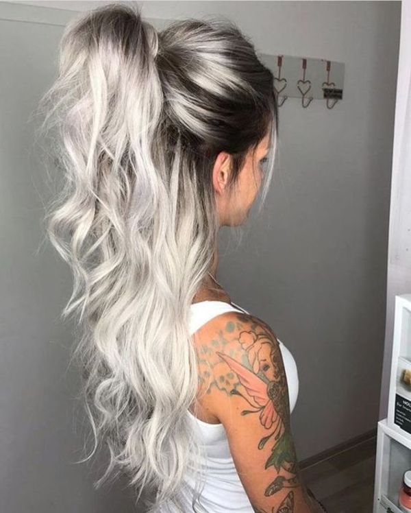 Platinum Blonde Ponytail by Elizabethjones18 on DeviantArt Platinum Blonde Ponytail by Elizabethjones18 on DeviantArt