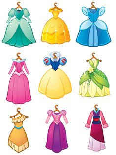 Disney Princess Dresses By Elizabethjones18 On DeviantArt disney-princess-dresses-by-elizabethjones18-on-deviantart