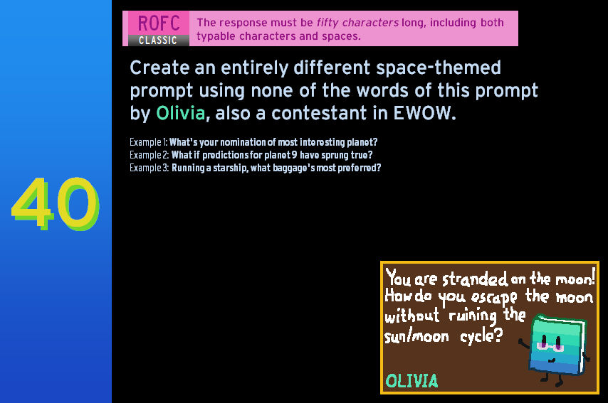 Custom prompt 40 - Write a space prompt. by probium on DeviantArt