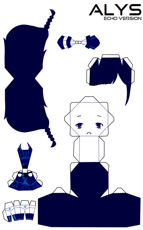 Papercraft Thalys Papercraft ALYS Echo Version by Wila-Chan on DeviantArt