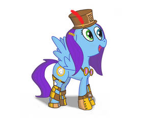 Tic Tock - Steampunk Pony