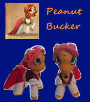 Peanut Bucker Plushie, First attempt