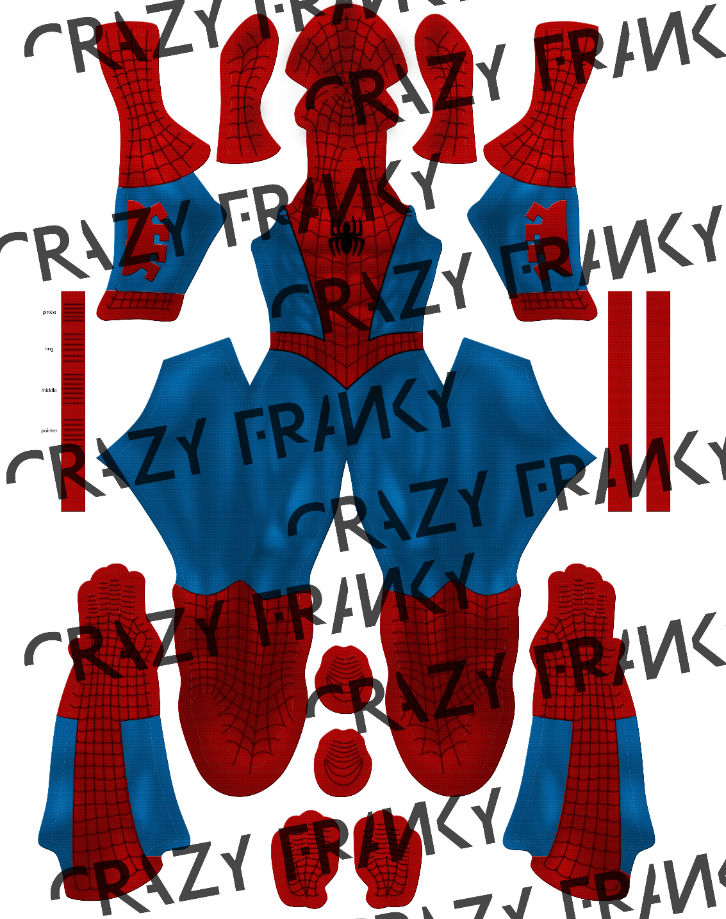 Comic Spider-Man pattern by Crazy23Franky on DeviantArt