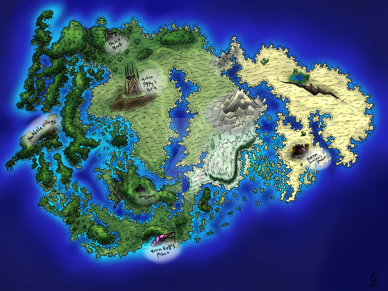Sun Map Deviantart Map by SUNDOOisaGOOSE on DeviantArt