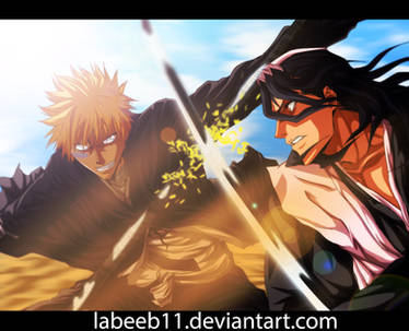 Ichigo vs Byakuya - Coloring