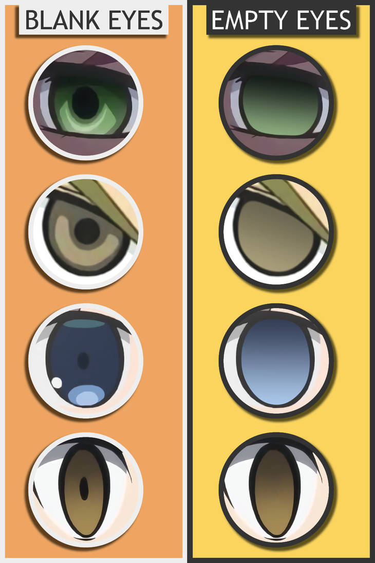 Empty Rapper Eyes Terminology - Blank vs Empty Eyes by ivatent on DeviantArt
