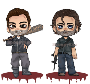 TWD Negan Rick