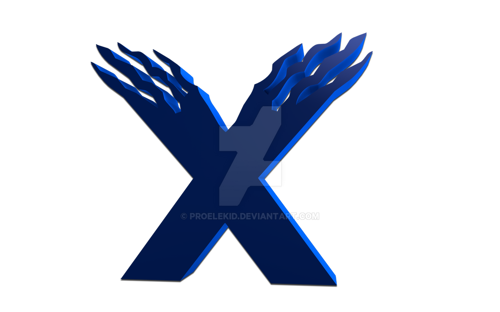 Pokemon X Logo 3D (ONLY LETTER!) by ProElekid on DeviantArt