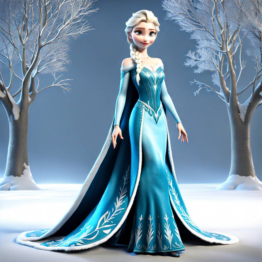 Elsa Body Map Beautiful full body image of elsa from Disney's Fr by martijn3 on ...
