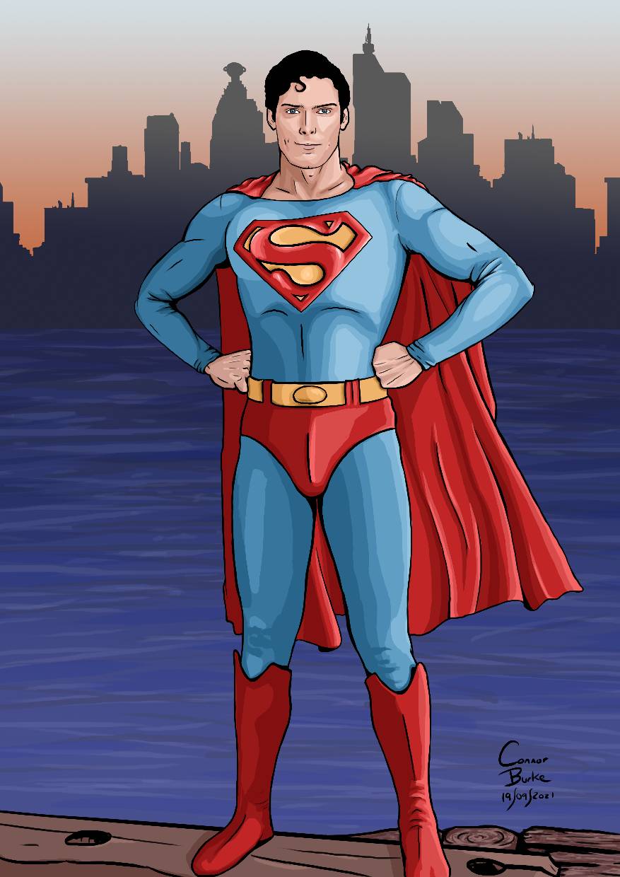 Christopher Reeve Superman by Heyzeus97 on DeviantArt