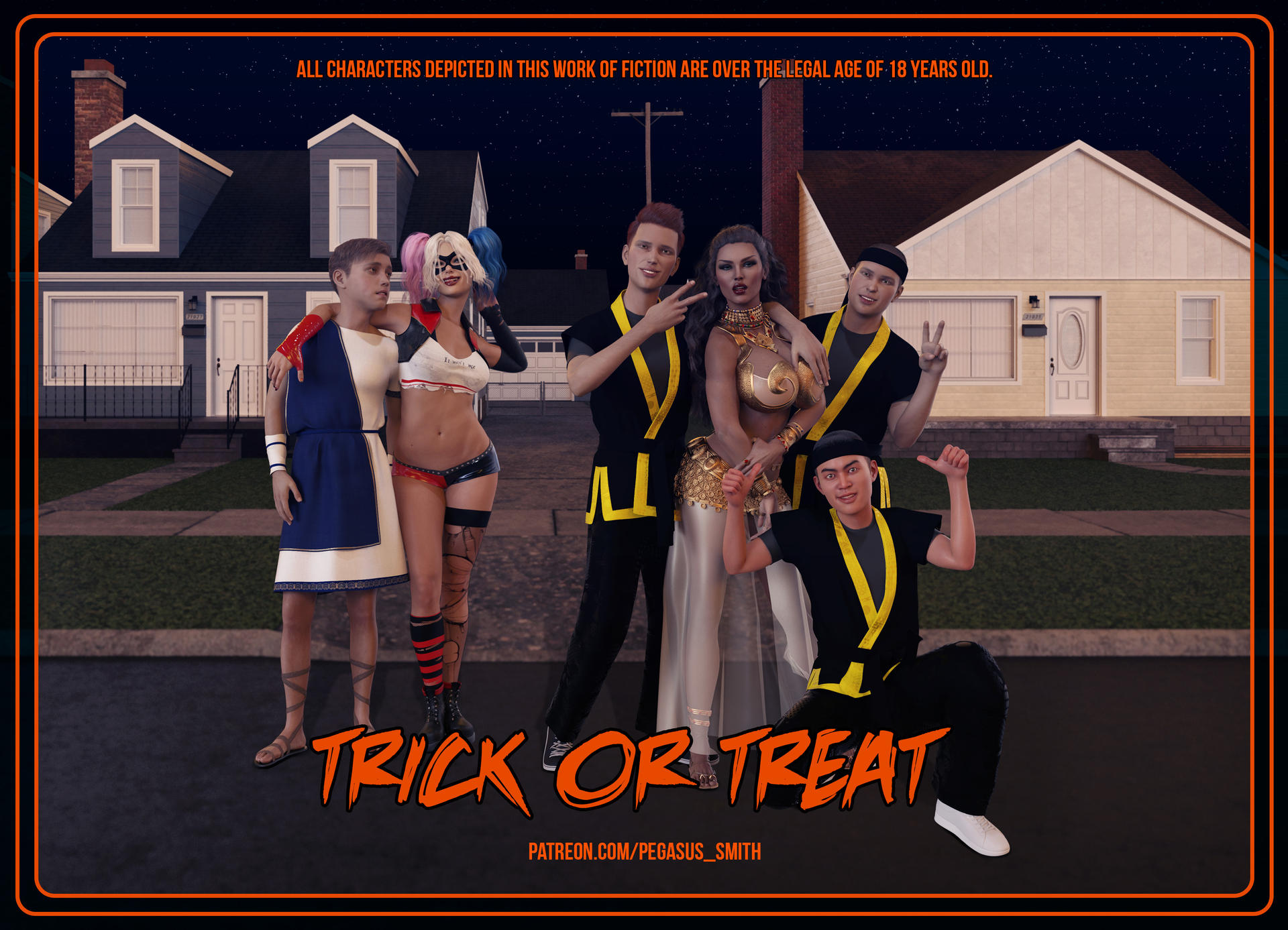 Trick or Treat Comic Cover Page by PegasusSmith on DeviantArt