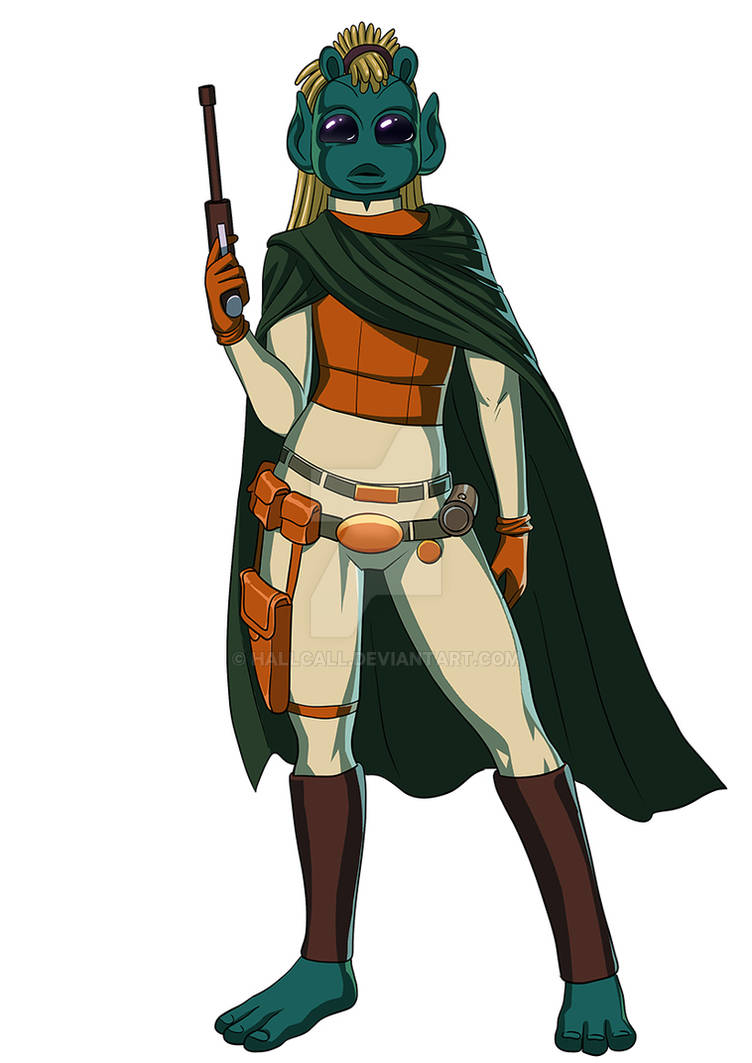 COMMISSION : Rodian - Starwars by HALLCALL on DeviantArt