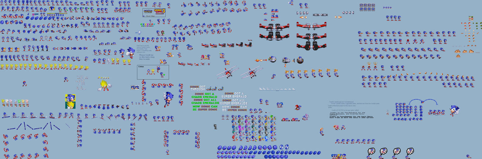 Classic Sonic Sprites