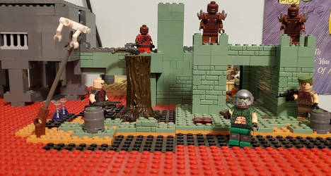 Lego Doom Guy in Hell