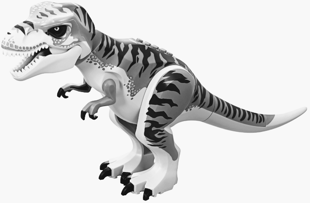 Lego white t deals rex