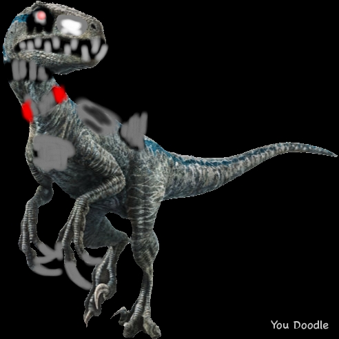 Nightmare blue the raptor by willdinomaster56 on DeviantArt