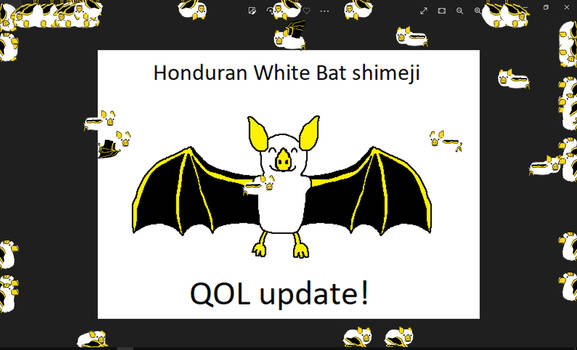 (UPDATED) Honduran White Bat Shimeji