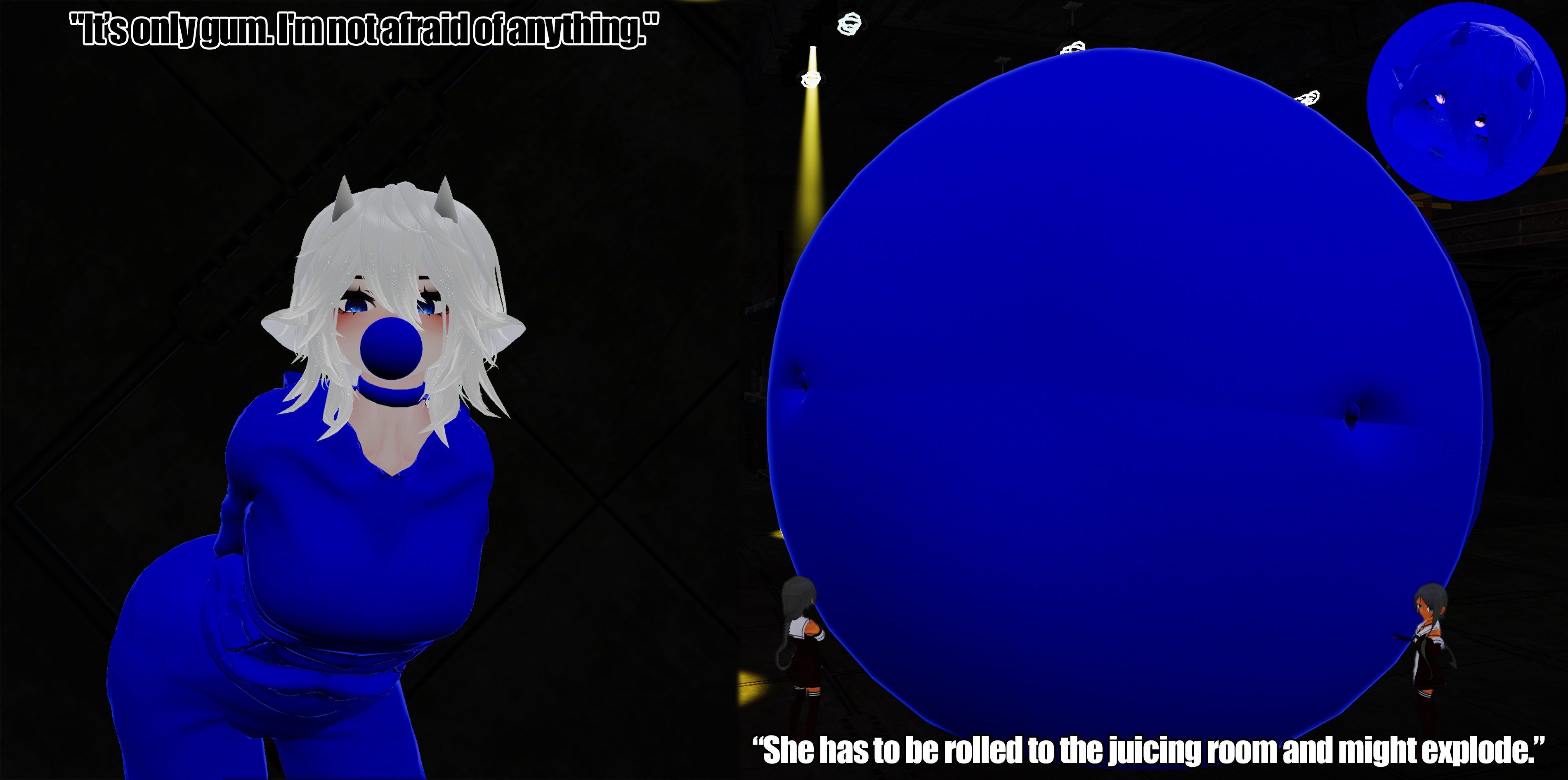 Mlp Inflation Blueberry Consequences | Blueberry Inflation Girl by berrycowxo on DeviantArt