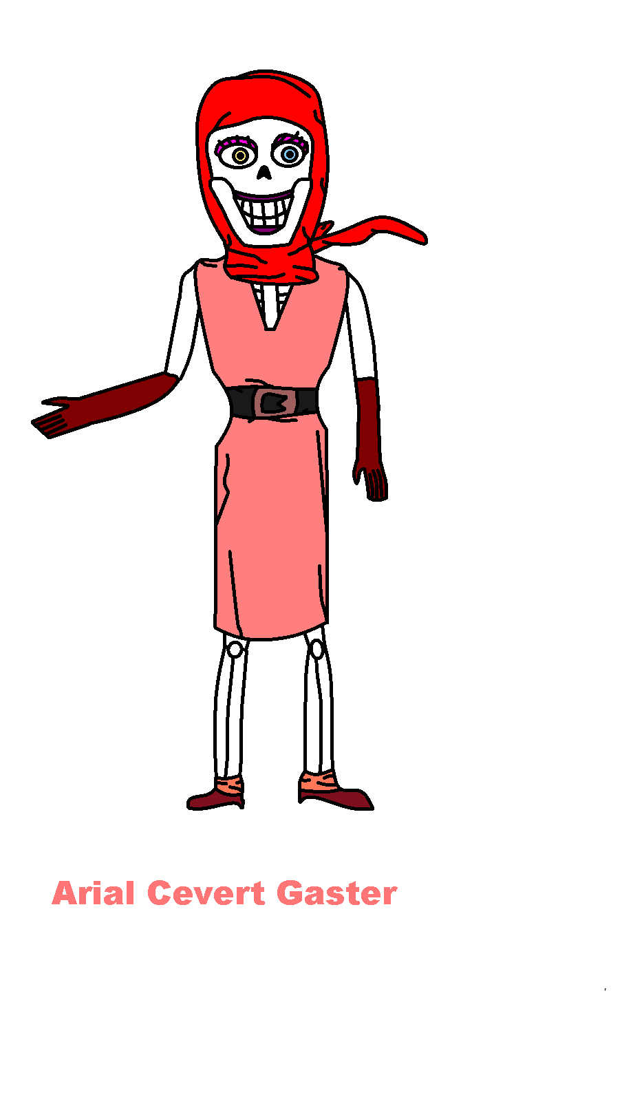 Azriel Gaster Arial Cevert gaster by dr-dread1234 on DeviantArt