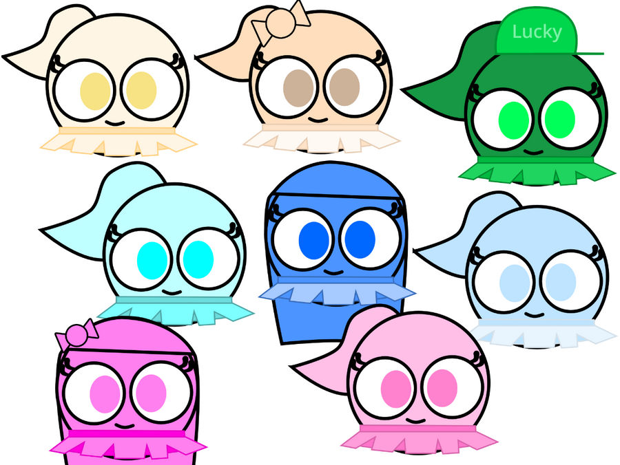 Color Lore Characters That wear skirts by Pigg2 on DeviantArt