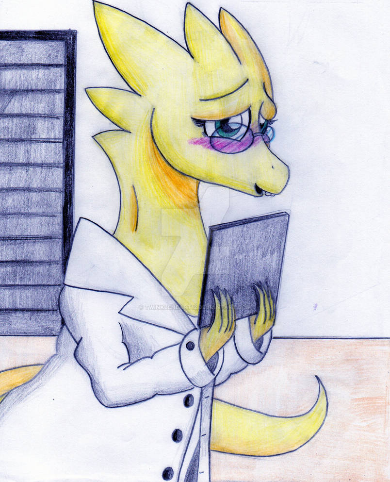 Dr Alphys by twinkleheart12 on DeviantArt