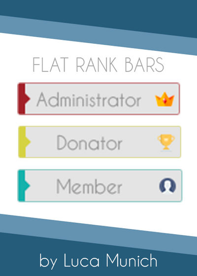 Rank Bar Shape Flat rank bars by munichluca on DeviantArt