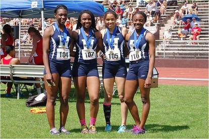 State Champions of the 4x100 meter relay