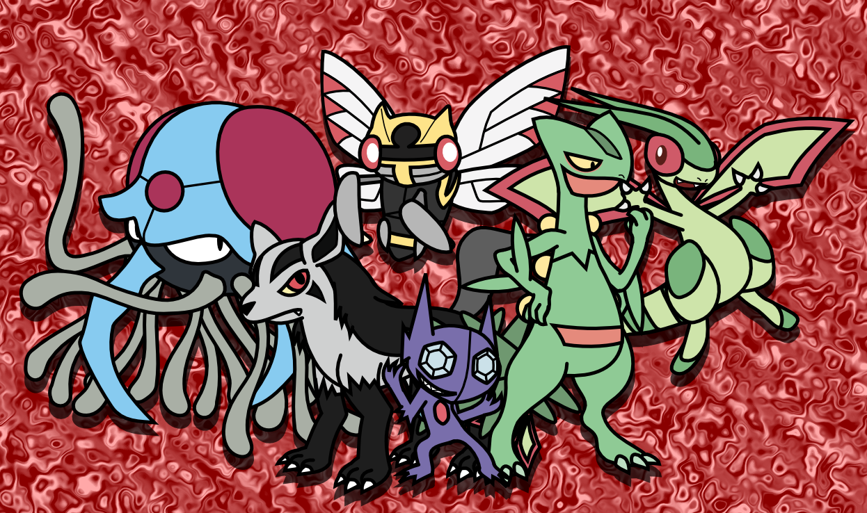 My Pokemon OmegaRuby Team