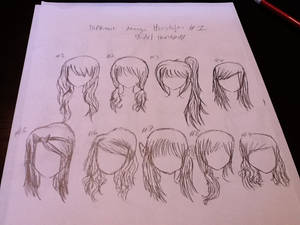 Girl Manga Hairstyles #1