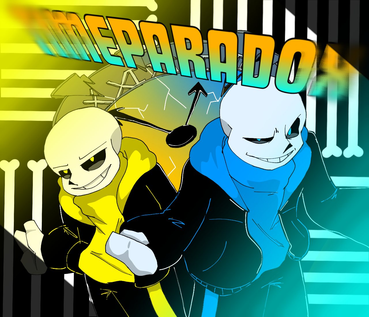 Sans Time Riles Time Paradox Sans art by zayzu101 on DeviantArt