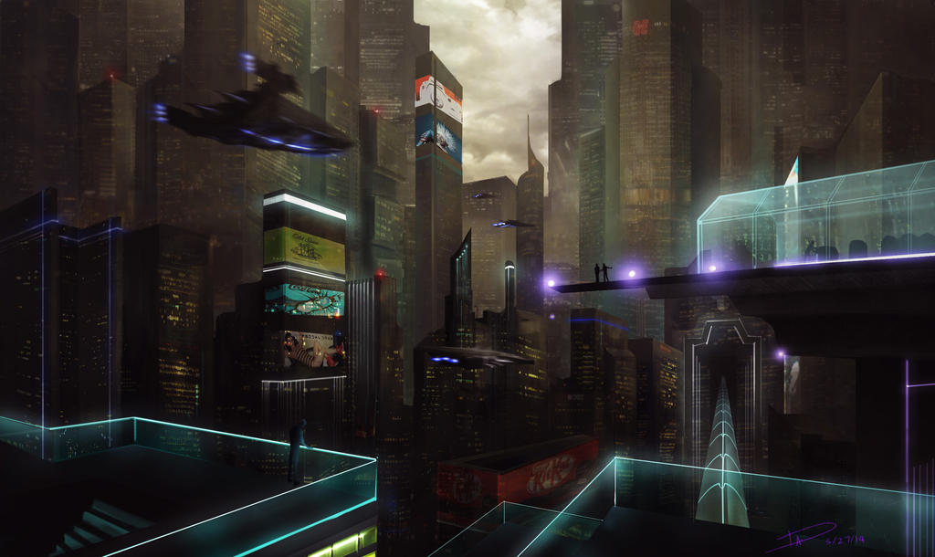 Another Sci Fi city! by duncanli Another Sci Fi city! by duncanli