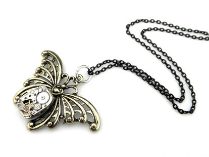 Filigree Butterfly Necklace