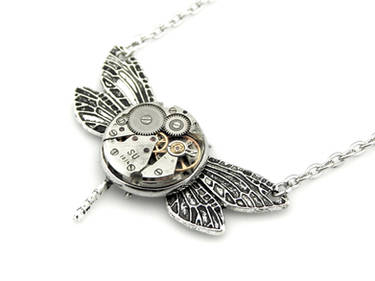 Edwardian Dragonfly Necklace